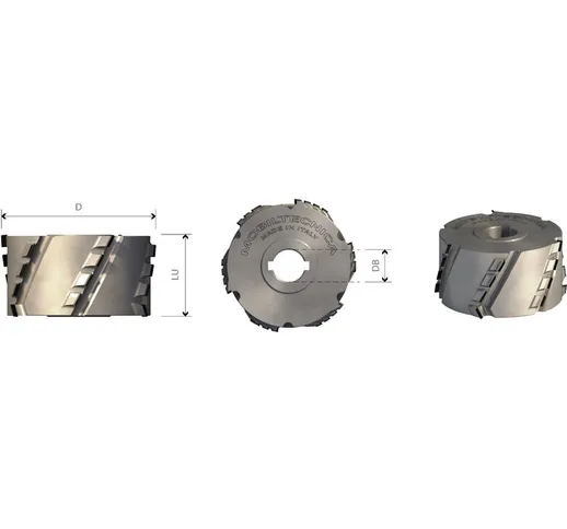 Frese Bordatrici Ad Elica In Dia D125/150 Pcd H2.5 Mm Ass 30° - Mobiltecnica _ .4_D125 | L...