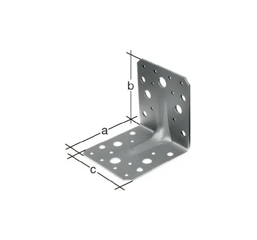  - Connettore staffa pesante 105x105x90mm n° fori 4/22 S.3mm (Per 25)