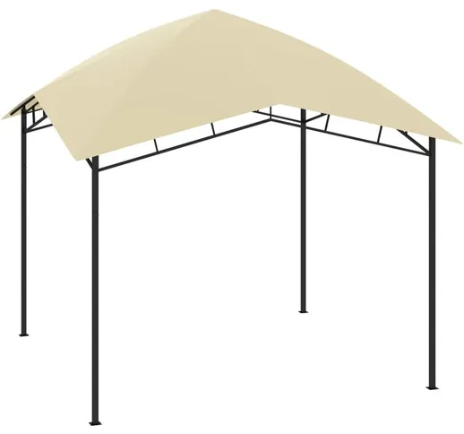 vidaXL Gazebo da Giardino 3x3x2,9 m Crema 180 g/m² - crema