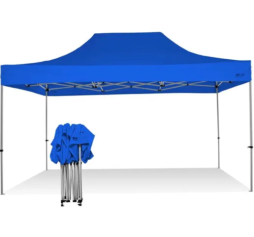 Ray Bot - Gazebo Pieghevole 3x4,5 senza laterali - blu - blu