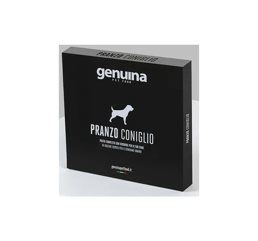 Pranzo per Cani da 90 gr Coniglio - Genuina