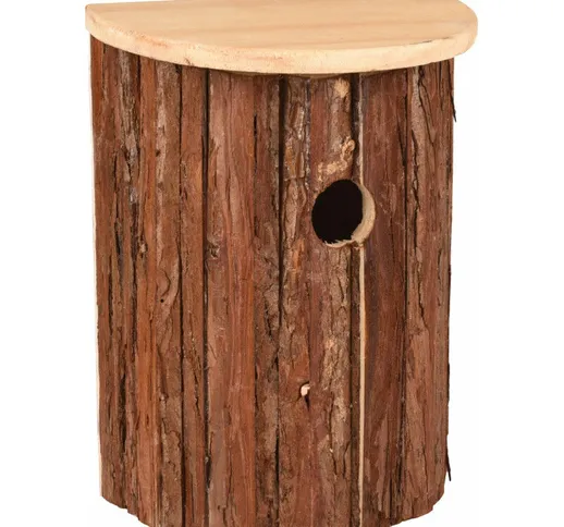 GERSON Bird Nesting Box. 18.5 X 11 X 25 cm. legno naturale.