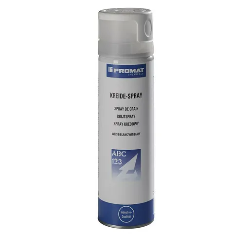 Gesso bianco spray Bomboletta spray da 500 ml PROMAT CHEMICALS (Per 6)
