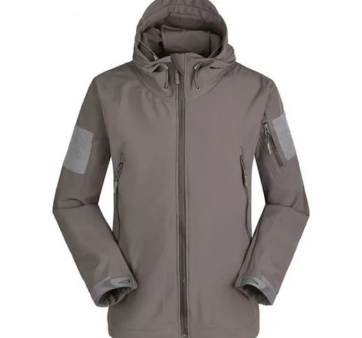 Giacca soft shell in pelle di squalo giacca outdoor modificata giacca tre in uno soft shel...
