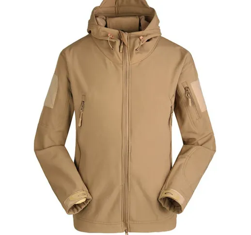 Giacca soft shell in pelle di squalo giacca outdoor modificata giacca tre in uno soft shel...