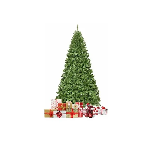 Albero di Natale artificiale, albero di Natale apribile con supporto in metallo, albero di...