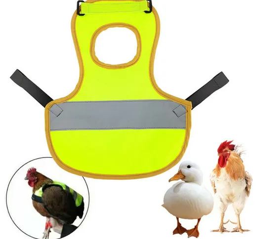 Gilet di segnalazione per galline, cablaggio di pollo anatra, pollo vestiti per animali ri...