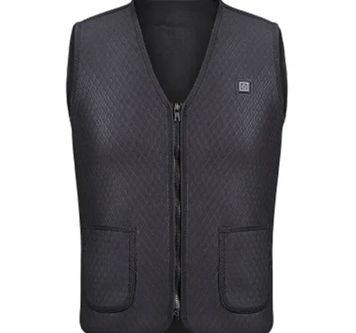 Happyshopping - Gilet riscaldato elettrico Abbigliamento riscaldato Gilet riscaldato trami...