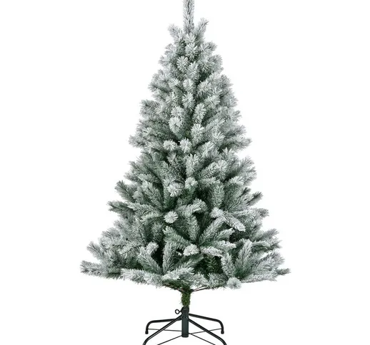 Albero Di Natale Sestriere Innevato 300 Cm, Diametro 175 Cm Apertura Ad Ombrello, Ignifugo...