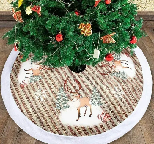 Tumalagia - Gonna per albero di Natale, decorazione per albero di Natale, decorazione di C...