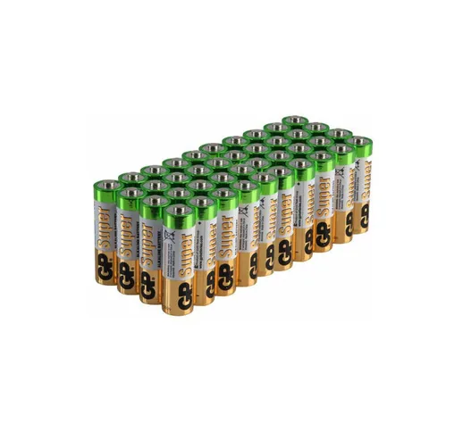 Batteria Alcalino aa 1.5V Confezione 40 GP15A-40 - Gp Batteries