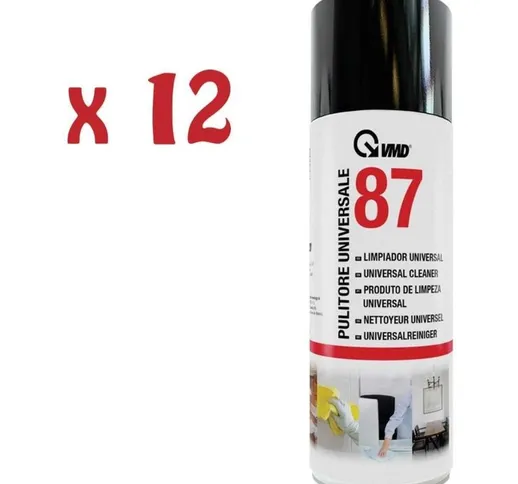 12 Bombolette Spray Pulitore Universale 400Ml 87 - Vmd