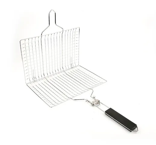 Griglia per barbecue in acciaio inossidabile 50 * 22 * 32 cm - rettangolare - Argent