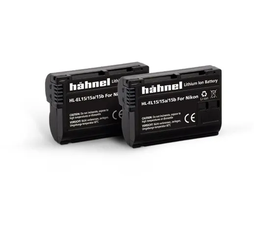 HL-EL15HPa/b, 2er Batteria ricaricabile fotocamera sostituisce la batteria originale EN-EL...