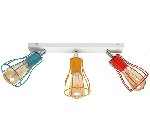 Helam Lighting - Helam tube Faretto Bar Bianco, Arancio, Rosso, Turchese 40cm