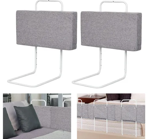 Sponda Letto Griglia di protezione per il Letto Bambini 50 cm Barriere per letto Anticadut...