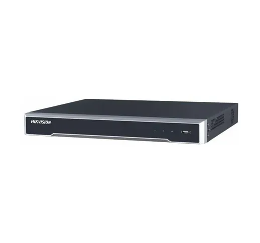 Hikvision DS-7616NI-I2 Prosmart Videoregistratore di Rete NVR 4K 16 Canali Nero/Argento