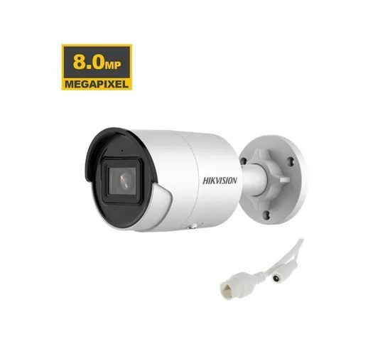 Hikvision - telecamera 8MP 4mm ip poe 4K ultra hd - DS-2CD2086G2-I