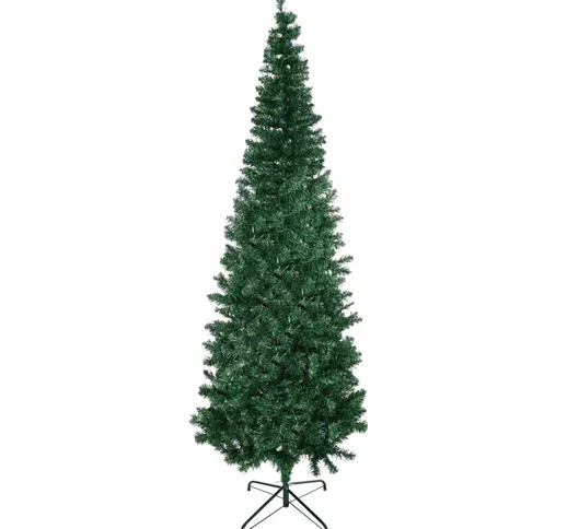 Albero di Natale Artificiale 210cm 631 Rami Folti, Verde - Homcom