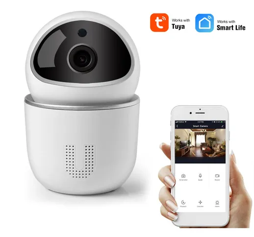 Home Security WIFI Camera 1080P Wireless IP Camera Baby Monitor con rilevamento del movime...
