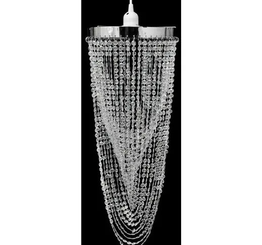 Lampadario Sospeso in Cristallo 22 x 58 cm VD08134 - Hommoo