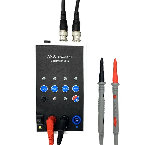 HW-210K Handheld Portable Dual-channel VI Curve Tester Circuit Board Rilevamento online AS...
