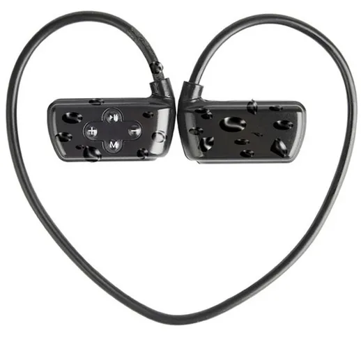 HYC-901 Cuffie Bluetooth 5.0 senza fili IPX8 Cuffie sportive da nuoto impermeabili con mic...