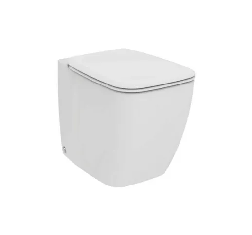Ideal Standard - 21 Vaso A Terra Filo Parete Con Sedile Slim Bianco T320001