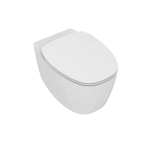 DEA VASO SOSPESO AQUABLADE CON SEDILE SLIM BIANCO T348701 - Ideal Standard