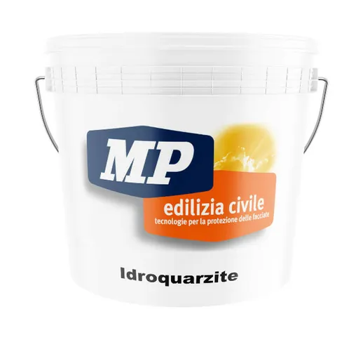 Idroquarzite - Quarzo Bianco Per Pareti Interne/Esterne Pittura Murale Riempitiva Bidone D...