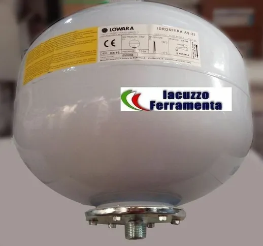 Idrosfera vaso di espansione serbatoio sferico lt 24 Lowara autoclave motore