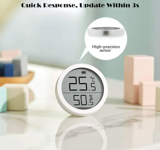 Igrometro Termometro per interni Ufficio Casa Baby Room Sensore di temperatura Misuratore...