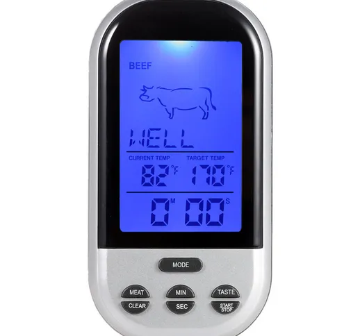 Asupermall - Il termometro digitale per alimenti/termometro per barbecue viene spedito sen...