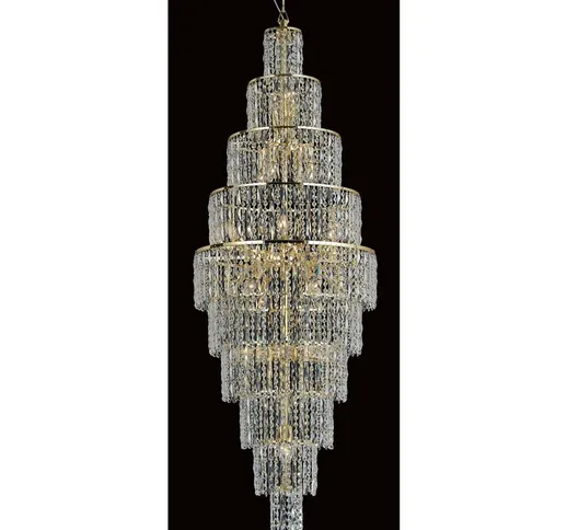 Impex Lighting - Impex New York 24 Cristallo Lungo Oro Chiaro