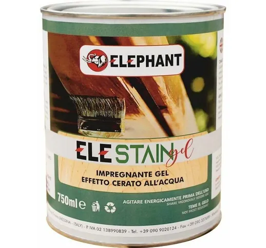 Elephant Chemical Products - Impregnante Gel 'Effetto Cerato' ad Acqua ELE STAIN GEL - siz...