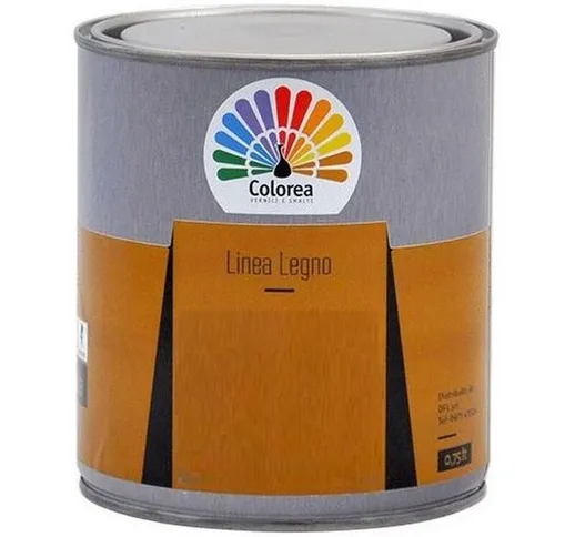 Impregnante vernice per legno incolore 0,750 lt anti muffe e funghi Incolore - Colorea