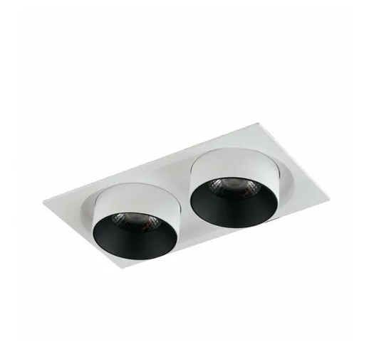 Incasso Led Outsider Orientabile Bianco 2X30W 4800Lm 3000-4000K 13X24X10,5Cm