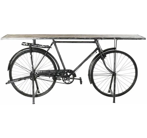 Ingresso Legno Metallo Bicicletta (193 x 50 x 90 cm) - Dkd Home Decor