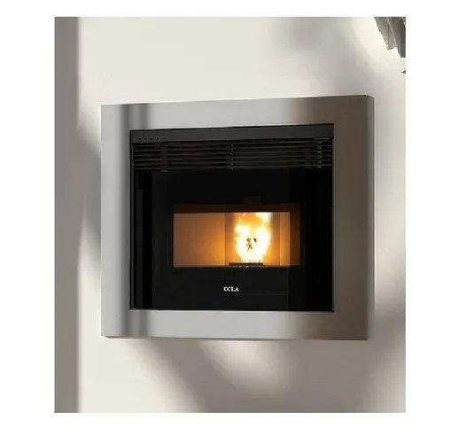 Inserto A Pellet Anselmo Cola Top Fire 70 Slim 8.62 Kw Ad Aria