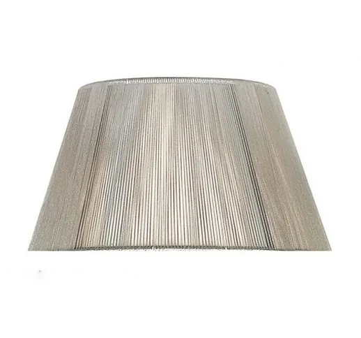Inspired Lighting - Inspired Mantra - Silk String - Paralume in corda grigio argento 250,...