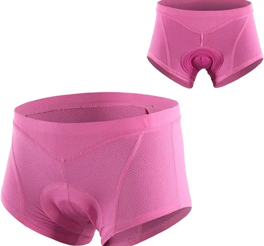 Intimo da bici da donna Slip da bicicletta imbottito in gel 3D Pantaloncini da ciclismo MT...