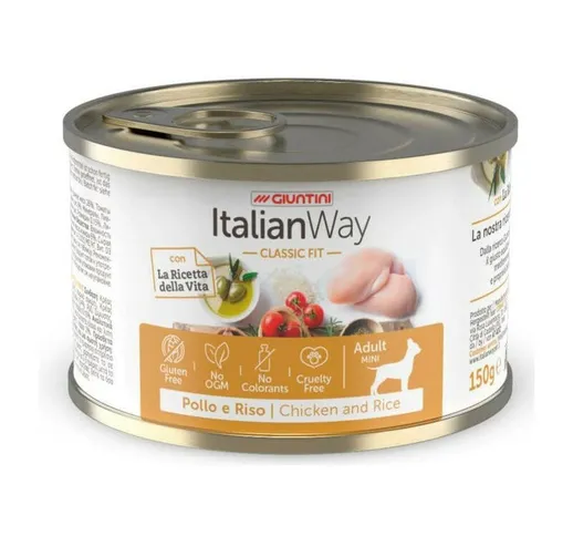 Italian Way Classic per Cani Adult Mini con Pollo e Riso da 150 gr