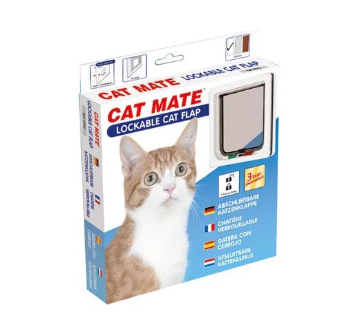 K & f Cat Mate 304W White Magnetic Client 192 x 200mm