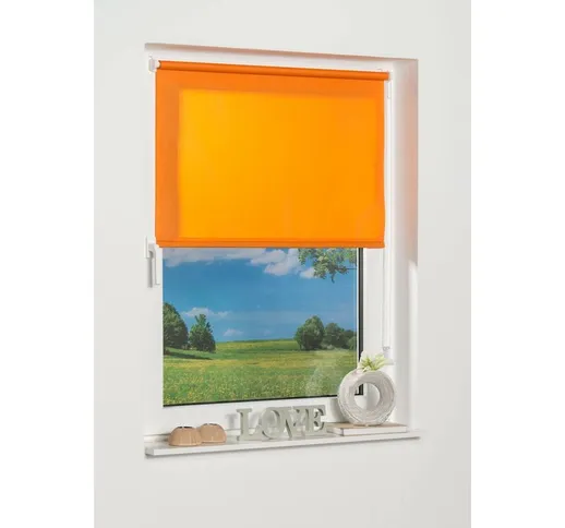 Tenda a pannello 541831 – 3 Klemmfix Mini, Arancione Luce diurna, plastica, Tessuto, aranc...