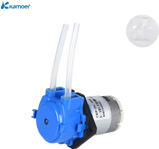 Kamoer CKP-DC-S08 Pompa peristaltica per acquario 12V Pompa per acqua con 4 cinghie 2 pezz...