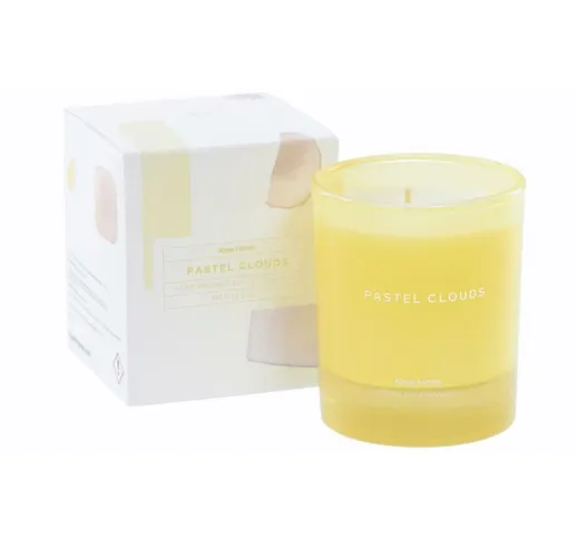 Candela aromatica Pastel Clouds 180 gr - Giallo - Kave Home