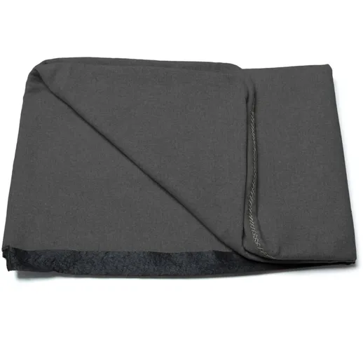 Fodera per testiera Dyla nera per letto 90 cm - Nero - Kave Home