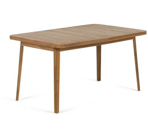 Tavolo allungabile Vilma da esterno in legno massello di acacia 90 x 143 (200) cm fsc 100%...