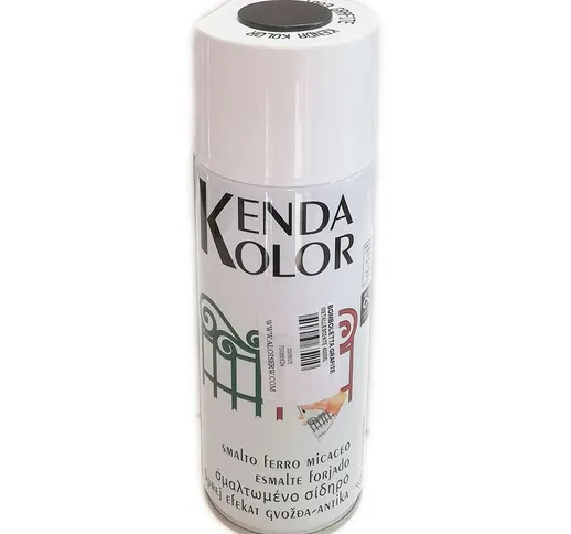 kolor 400ml bomboletta spray vernice effetto antichizzante, colori happy color 1903 grafit...
