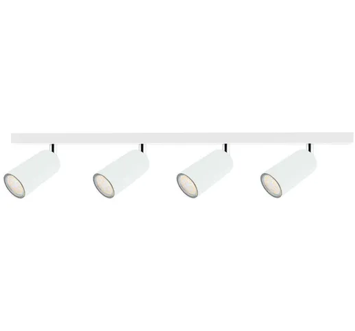 Keter Lighting - 2079 Eye Faretto da Soffitto Bar Bianco, 50 cm, 4x GU10